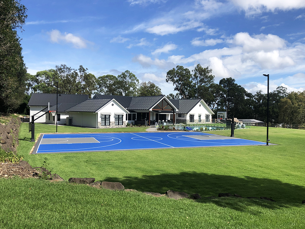 Backyard Basketball Court Builders Sports Construction Group