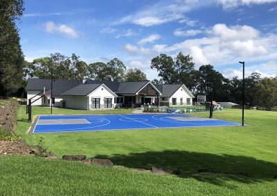 backyard basketball court Brisbane